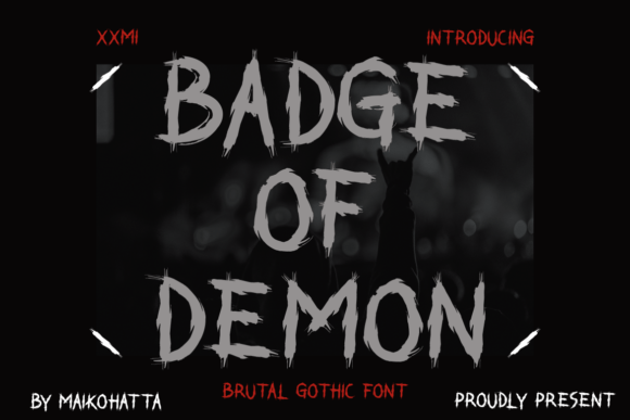 Badge of Demon: Elevating Dark Aesthetics with Precision Typography
