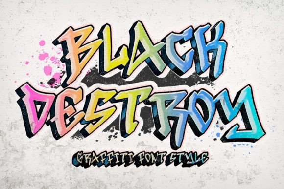 Black Destroy: Why This Graffiti Font Is Taking Over Urban Design Projects
