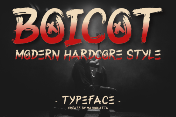 Boicot: The Modern Hardcore Font for Bold Design