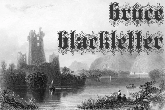 Bruce: A Distressed Antique Display Type