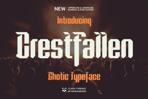 Crestfallen: A Modern Blackletter Font for Bold Branding