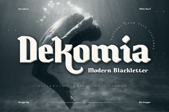 Dekomia Font Evaluation: A Modern Blackletter Analysis