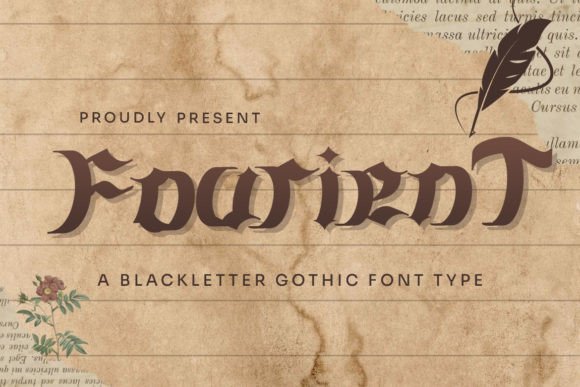 Fourient: Elevate Your Designs with Bold Blackletter Style