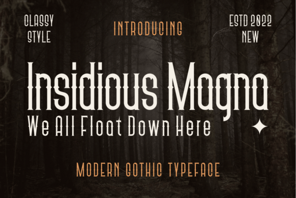 Insidious Magna: A Bold Serif for Modern Branding