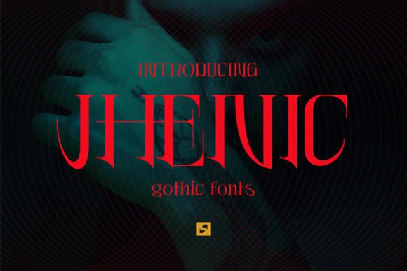 Jhenic: Elevating Gothic Typography in Modern Design