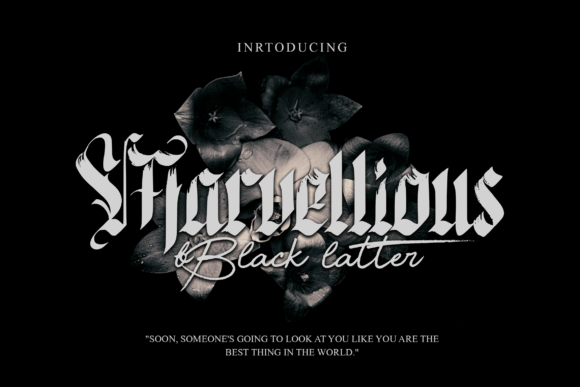 Marvellious: Elevating Brand Identity with Classic Blackletter Elegance