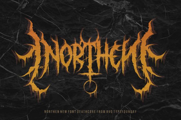 Northen: The Ultimate Font for Deathcore, Black Metal, and Modern Branding