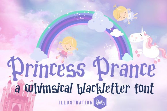 Princess Prance: Whimsical Blackletter for Playful Branding