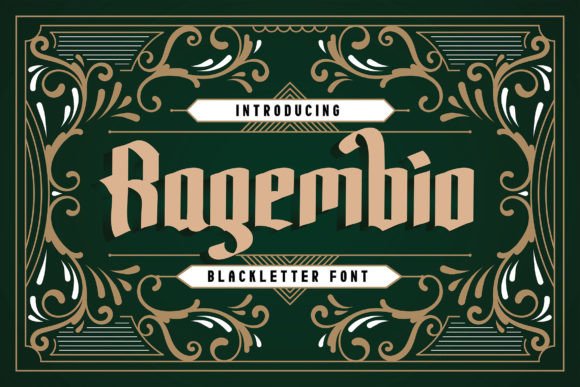 Ragembio: The Bold Blackletter Font for High-Impact Design