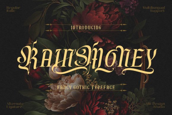 Rain Money: Elevating Design with Gothic Elegance