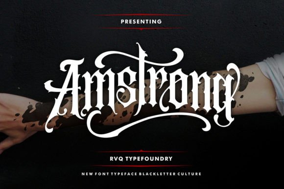 Revitalizing Vintage Elegance: A Deep Dive into the Amstrong Typeface