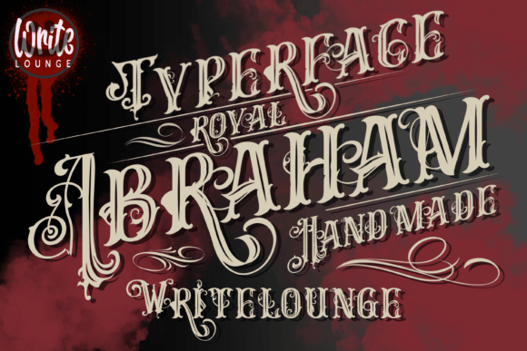 Royal Abraham: A Bold Victorian Typeface for Modern Branding