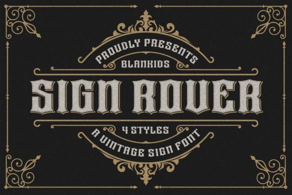 Sign Rover: A Modern Blackletter for Sophisticated Branding