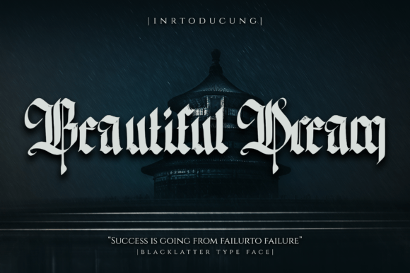 The Bold Statement of Beautiful Dream: Elevating Brand Identity with Classic Typography