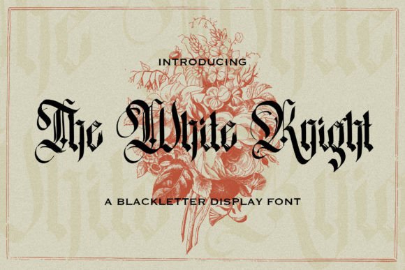 The White Knight: Elevate Designs with Authentic Blackletter
