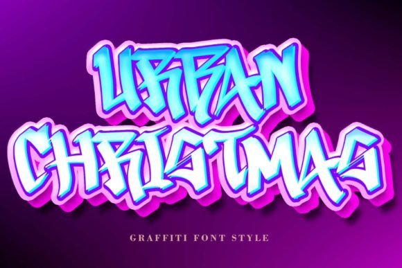 Urban Christmas: The Perfect Graffiti Font for Holiday Branding