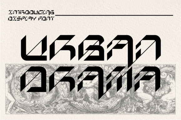 Urban Drama: Bold Typography for Modern Branding