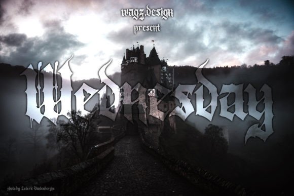 Wednesday: The Gothic Typeface for Bold, Historical Design