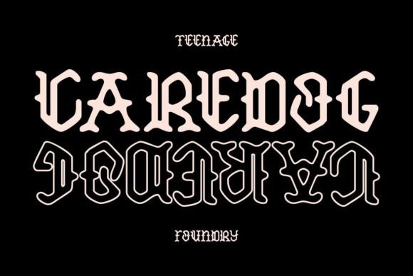Why Caredog Is the Blackletter Font Your Brand Needs Right Now